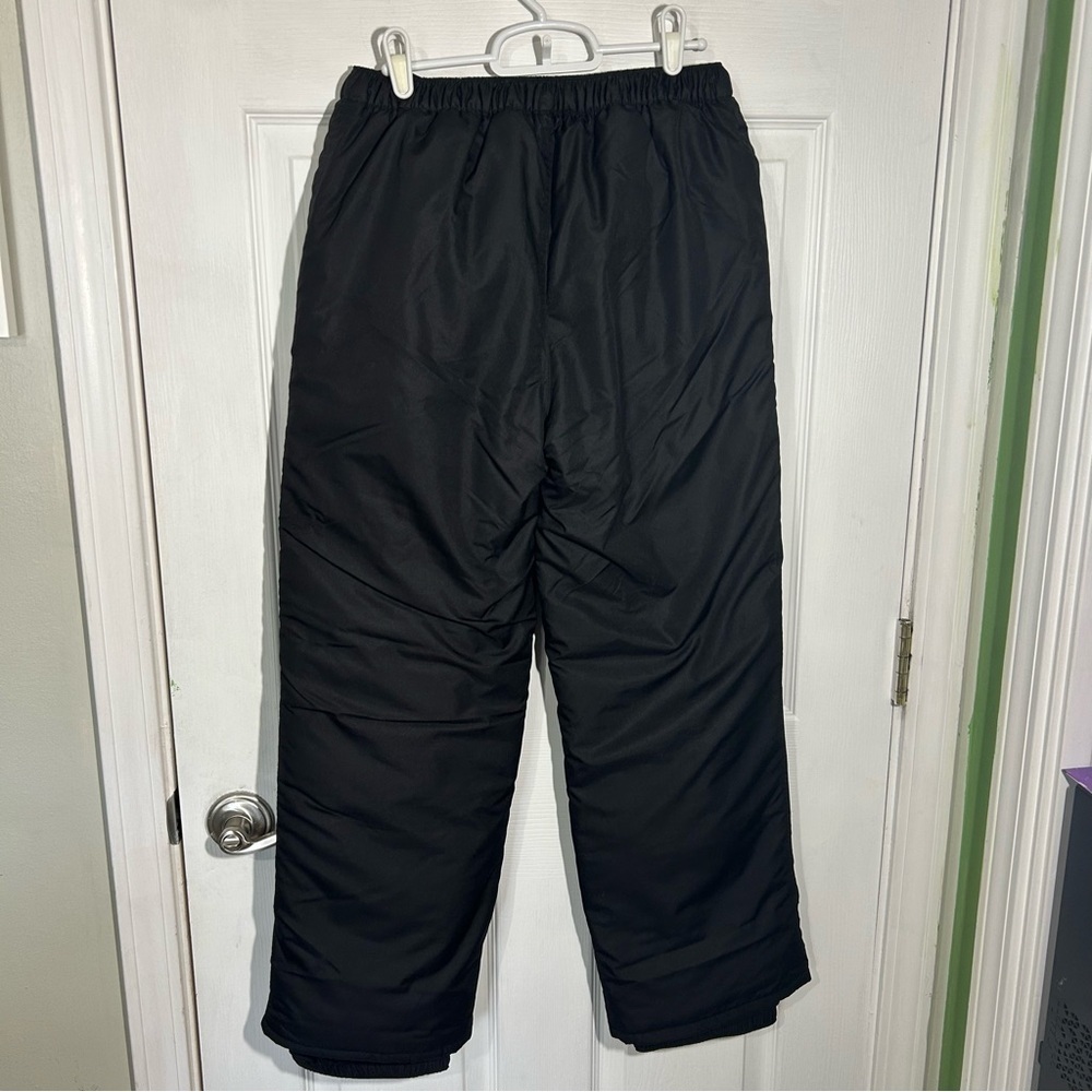 Children’s Place Snow Ski Pants Fleece Lined Water Resistant Size 14 NWT Black - Picture 4 of 8